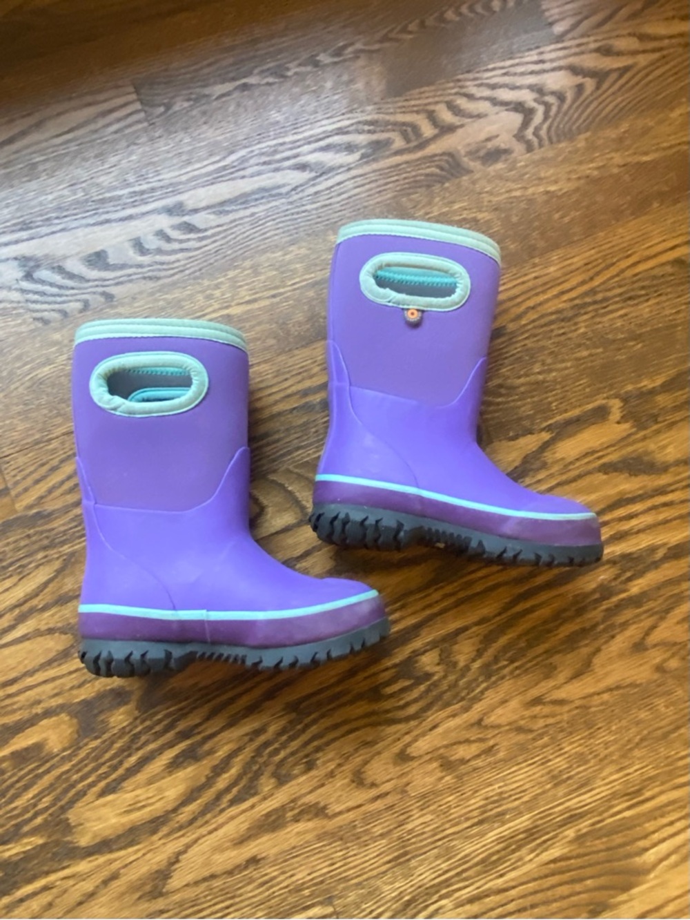 Bogs Kids Classic Waterproof Insulated Boots  size 8 Purple snow -30F - Picture 2 of 8